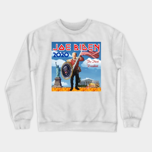 The Next President 2020 Joe Biden Crewneck Sweatshirt by Witty2020